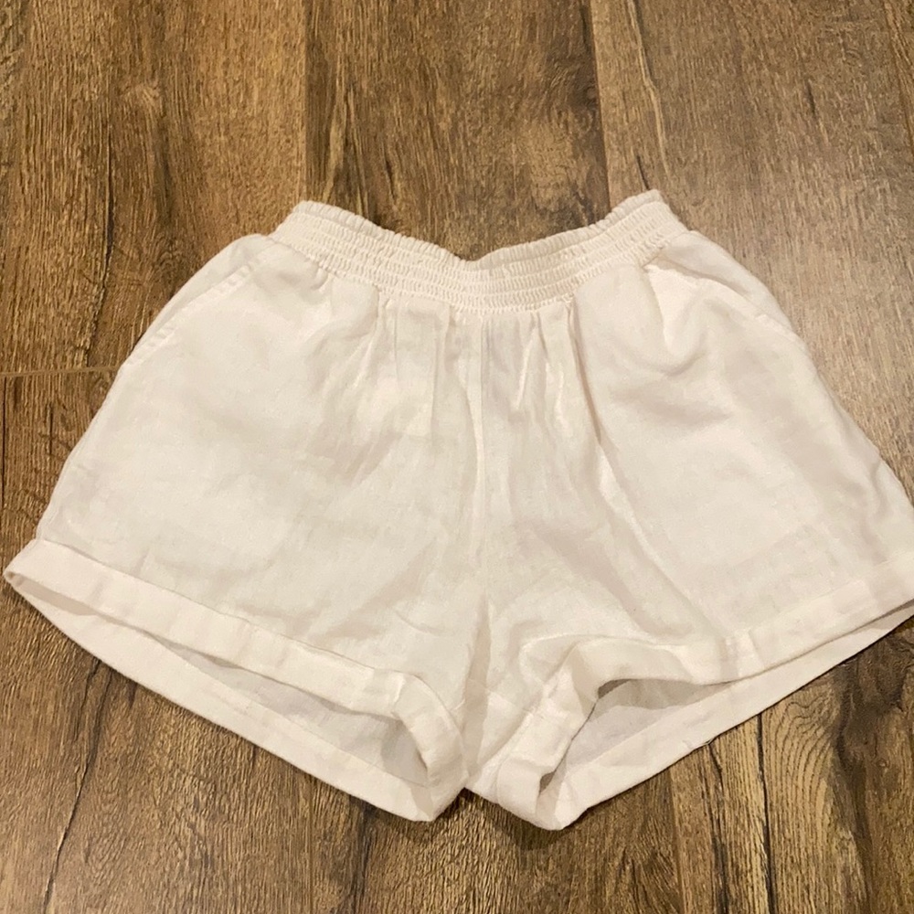 white shorts